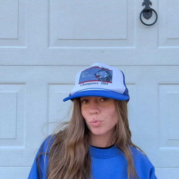 Vintage 1984 Oklahoma State Champions Hat - Picture 2 of 3